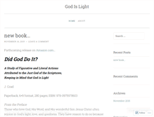 Tablet Screenshot of godislight.com